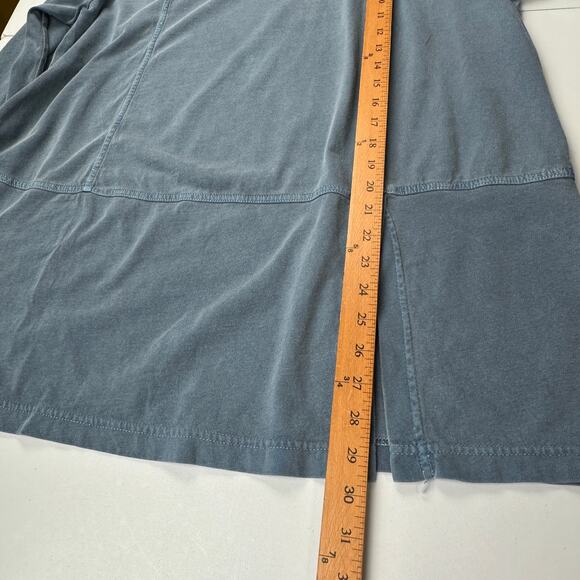 J Jill Purejill Top Womens Extra Large Blue Organically Grown Cotton Lagenlook - Picture 10 of 12